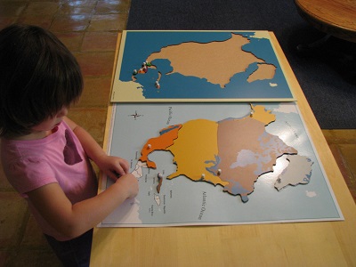 Geography area continent puzzle